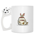 Кружка с футбольным мячиком