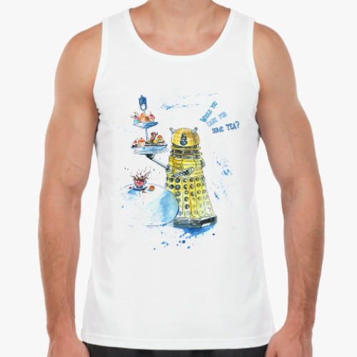 Майка с принтом Доктор Кто. Далек. Хотите чаю?