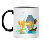 Кружка двухцветная