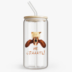 Банка с бамбуковой крышкой