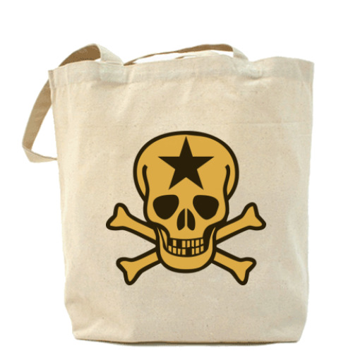 Сумка шоппер с принтом Skull