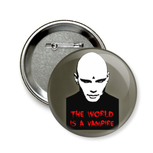 Значок 58мм с принтом Smashing Pumpkins