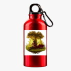 Металлическая бутылка 400 мл UV-DTF