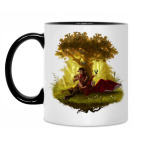 Кружка двухцветная