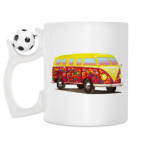 Кружка с футбольным мячиком