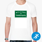 Мужская спортивная футболка