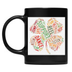 Кружка цветная UV-DTF