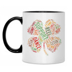 Кружка двухцветная