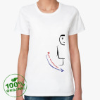 Женская футболка органик