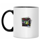 Кружка двухцветная