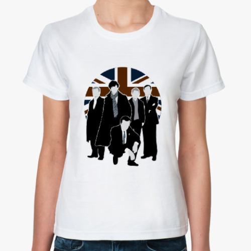 Классическая футболка Шерлок(Sherlock)