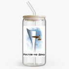 Банка с бамбуковой крышкой