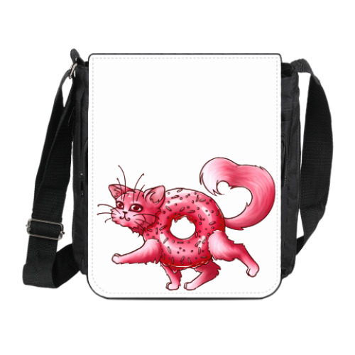 Сумка на плечо (мини-планшет) с принтом Котопончик