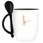 Кружка с ложкой