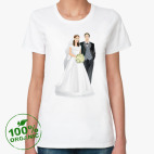 Женская футболка органик