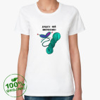 Женская футболка органик