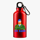 Металлическая бутылка 400 мл UV-DTF