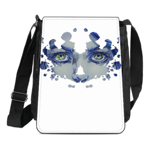 Сумка-планшет с принтом Глаза - зеркало души