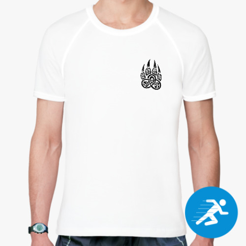 Спортивная футболка с принтом Печать Велеса