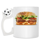 Кружка с футбольным мячиком