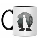 Кружка двухцветная