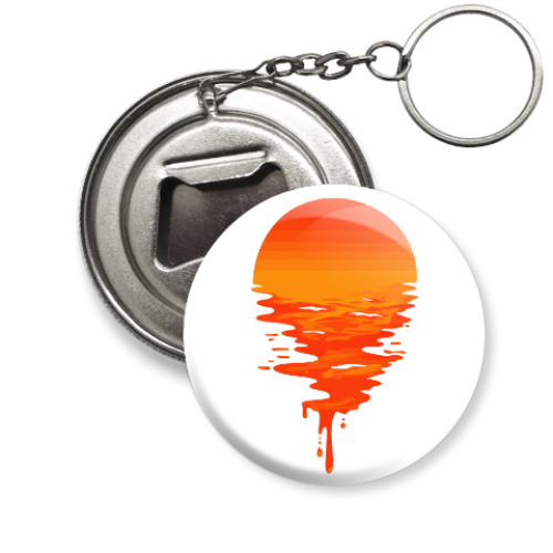 Брелок-открывашка с принтом Закат