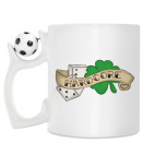 Кружка с футбольным мячиком