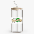 Банка с бамбуковой крышкой