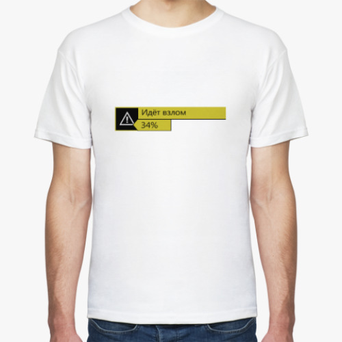 Футболка с принтом Статус бар