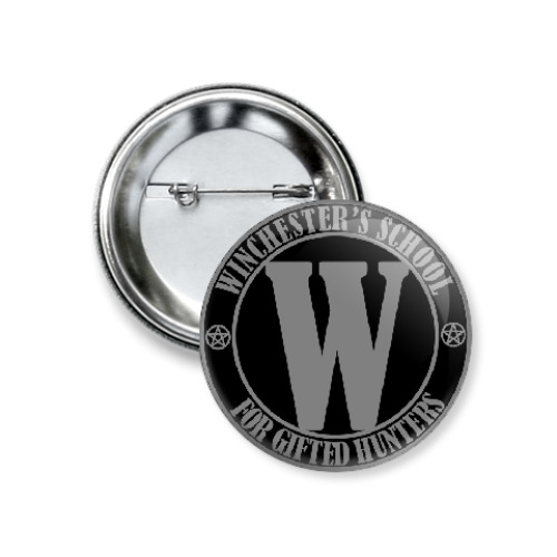Значок 37мм с принтом Winchester's School
