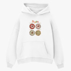 Толстовка худи оверсайз