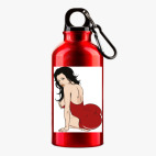 Металлическая бутылка 400 мл UV-DTF