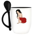 Кружка с ложкой