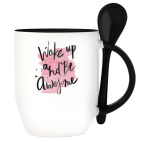 Кружка с ложкой