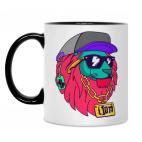 Кружка двухцветная