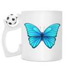 Кружка с футбольным мячиком