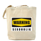 Холщовая сумка шоппер Сексоголик