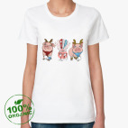 Женская футболка органик