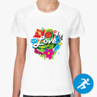 Женская спортивная футболка