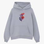 Толстовка худи оверсайз