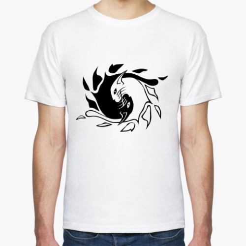 Футболка с принтом Инь-ян