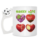 Кружка с футбольным мячиком