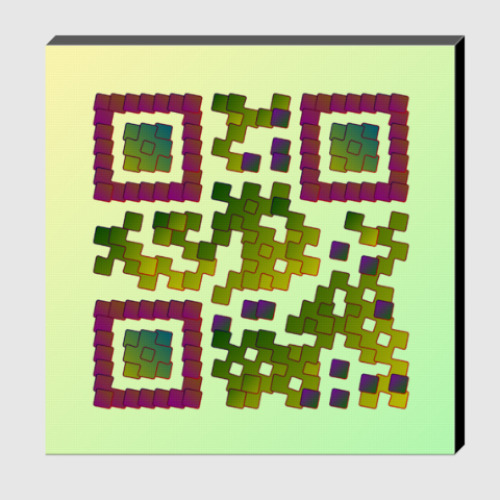 Холст с принтом «QR-Пустышка»