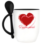 Кружка с ложкой