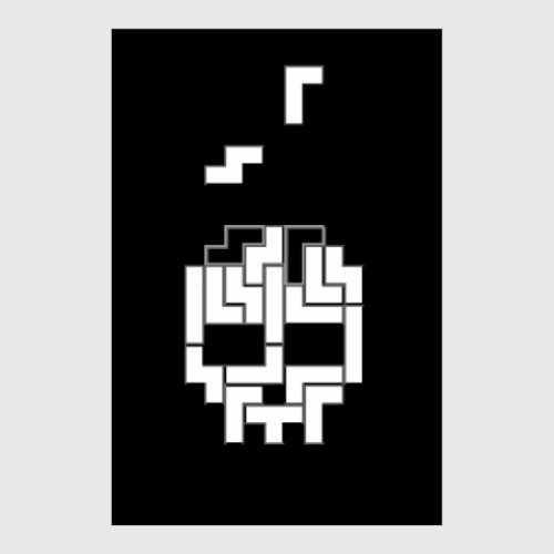 Постер с принтом Опасный тетрис