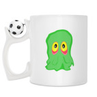 Кружка с футбольным мячиком