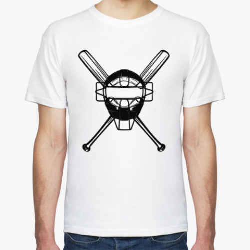 Футболка с принтом бейсбол