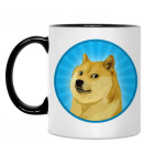 Кружка двухцветная