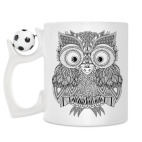 Кружка с футбольным мячиком