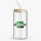 Банка с бамбуковой крышкой